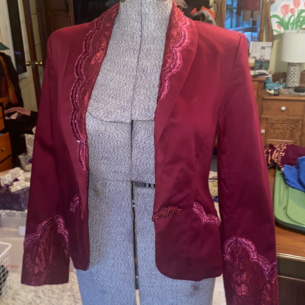 Fray Pink/Red blazer